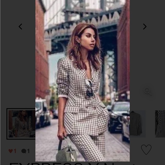 Express X Negin Mirsalehi Mixed Plaid
Boyfriend Blazer Women's Size XS - Picture 2 of 14